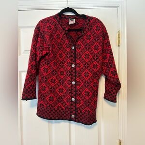 Dale of Norway Wool Cardigan S Vintage